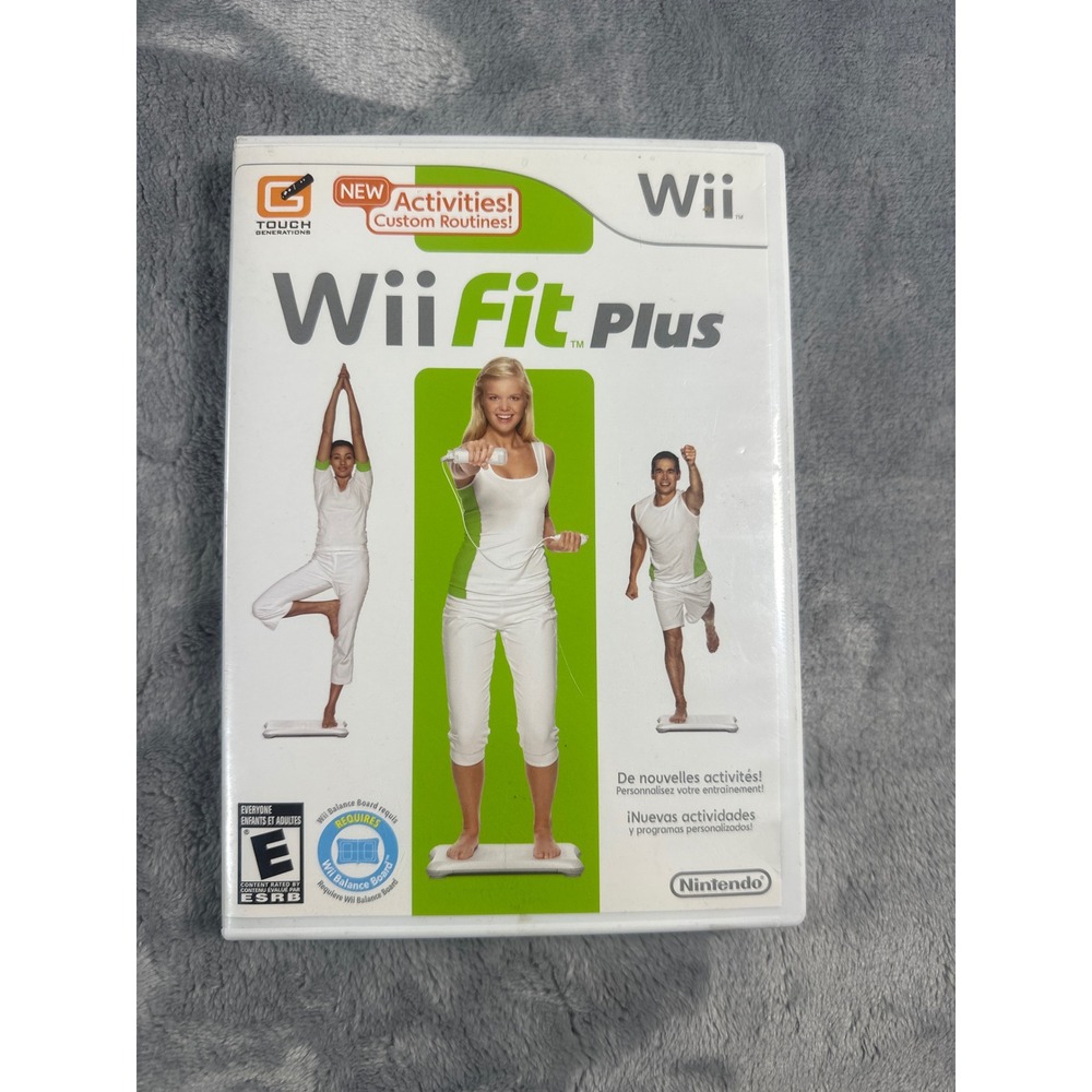 Nintendo Wii Fit Plus Game for Wii Console Fitness Workout Training